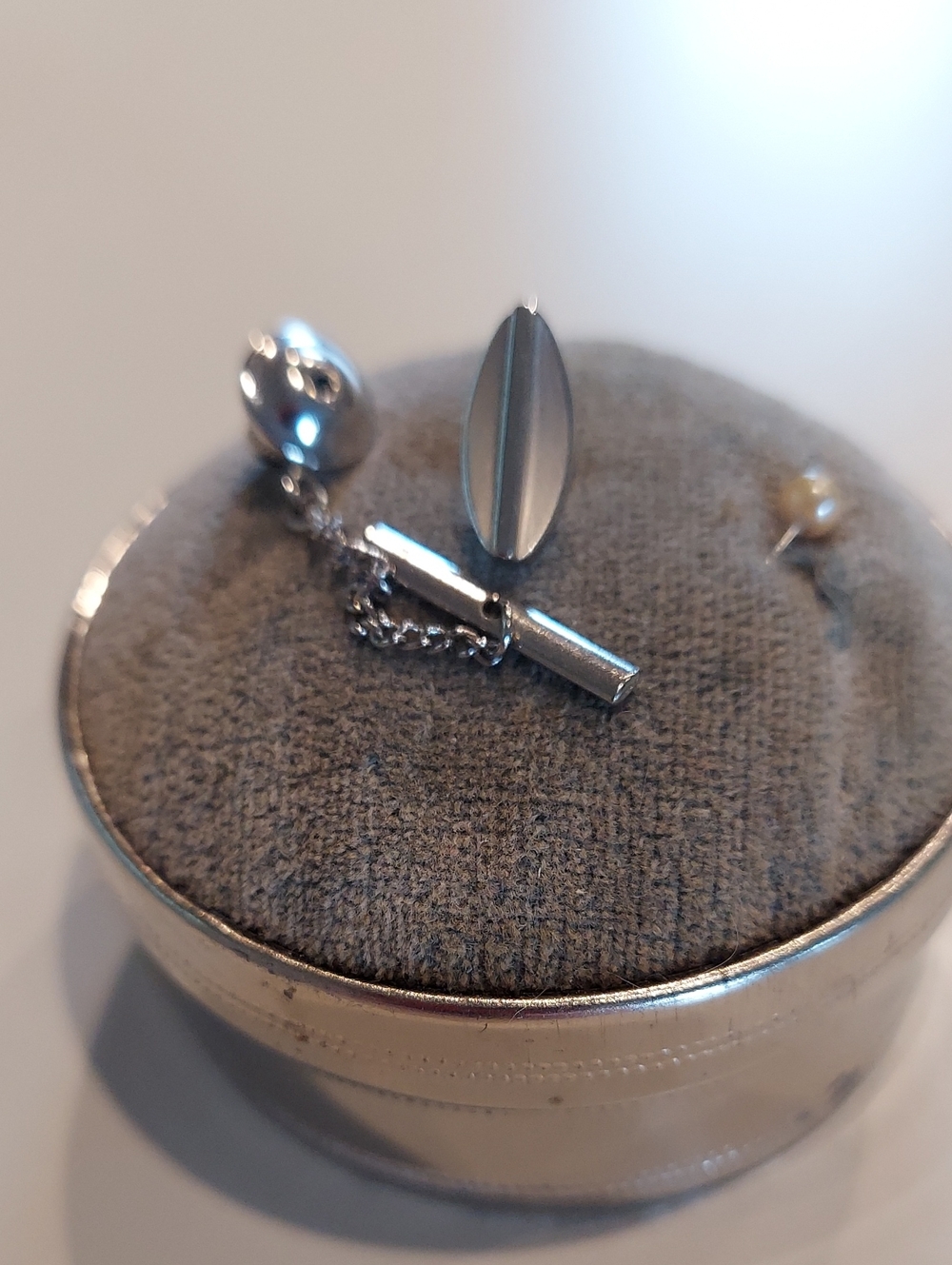 Vintage Silver Tie Tack